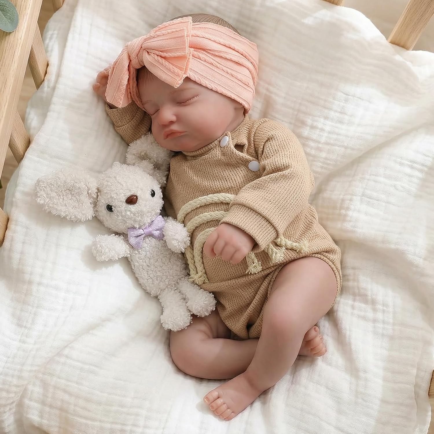 Thumbnail 6 de KSBD Lifelike Reborn Baby Doll 20-inch