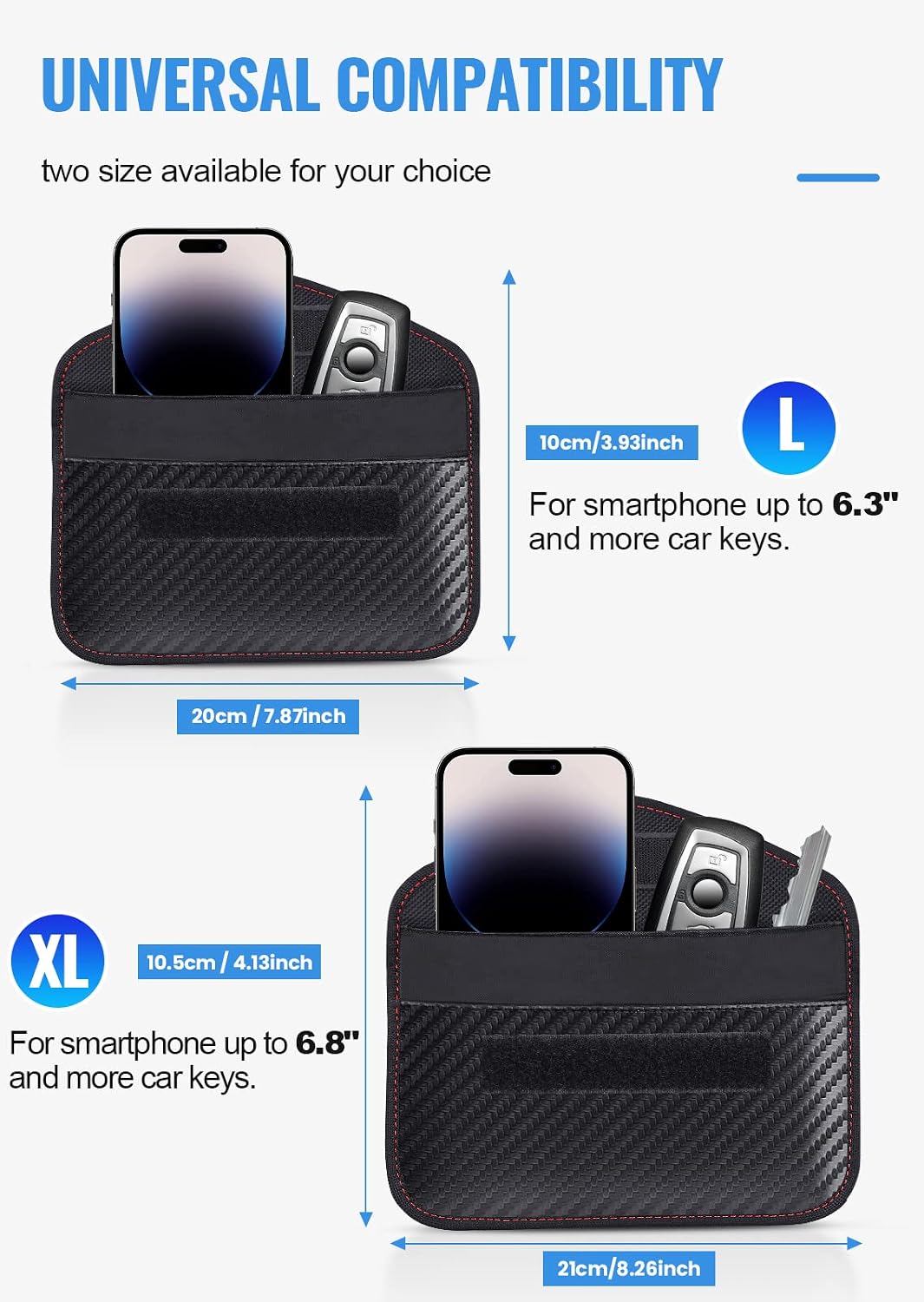 Detalle de lanpard Keyless Go Faraday-Tasche 2 đ