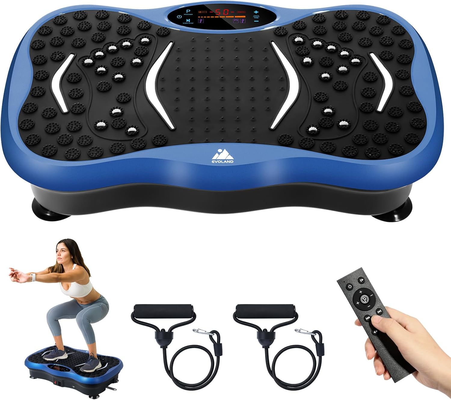 Detalle de EVOLAND Vibration Plate Exercise Machine 99-speeds