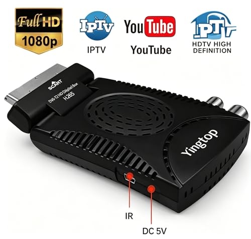Thumbnail 2 de XILANHUA 2026 Mini Decodificador TDT HD DVB-T2 Receptor Digital Terrestre Full HD