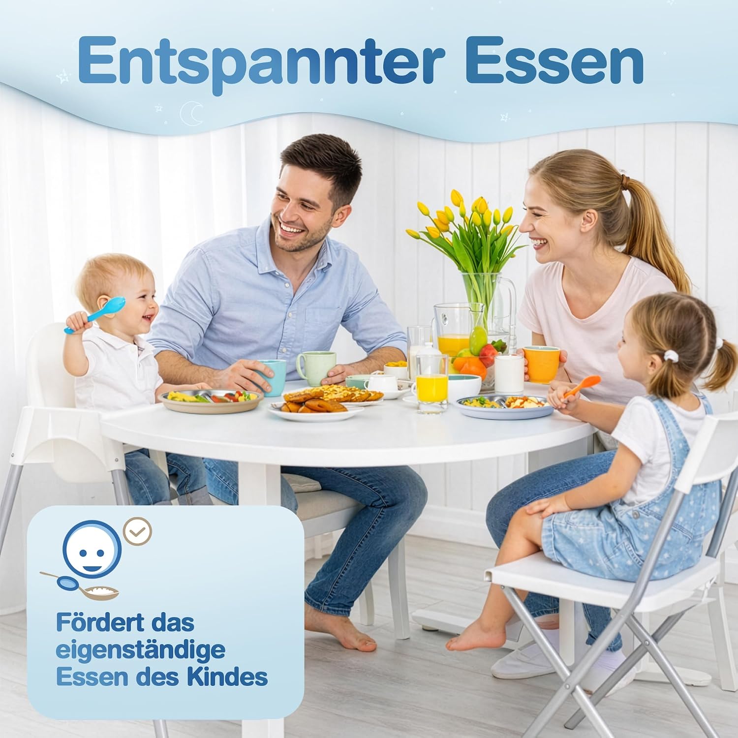 Thumbnail 5 de Mutkind 3x Baby Teller mit Saugnapf – Edelstahl, Extra Starker Halt, Spülmaschinengeeignet