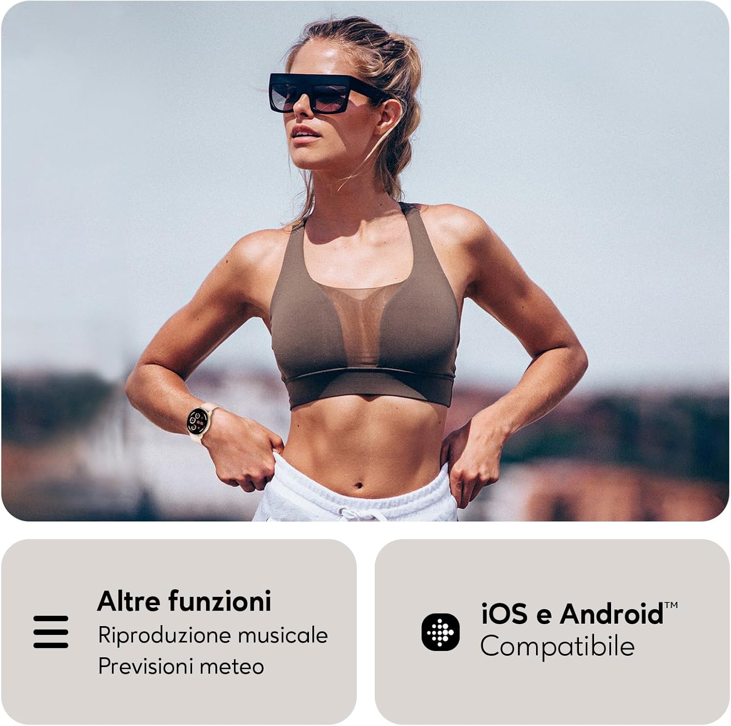 Thumbnail 6 de AcclaFit AcclaFit Smartwatch Uomo Donna con chiamate Bluetooth e fitness da 1,38" (IP68)