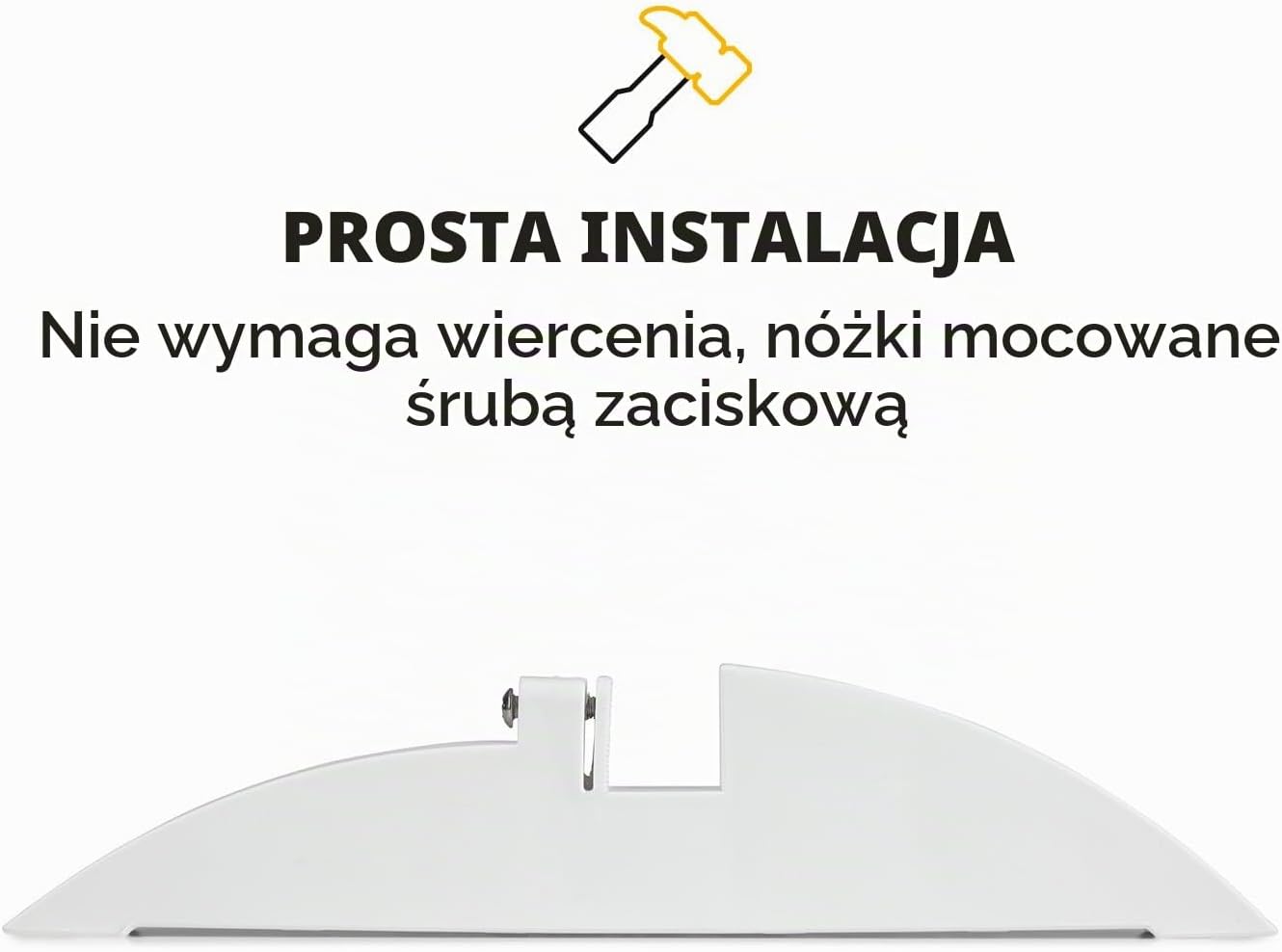 Thumbnail 2 de Klarstein 10032814 Wonderwall – nóżki do promiennika podczerwieni, tworzywo, 2 szt.