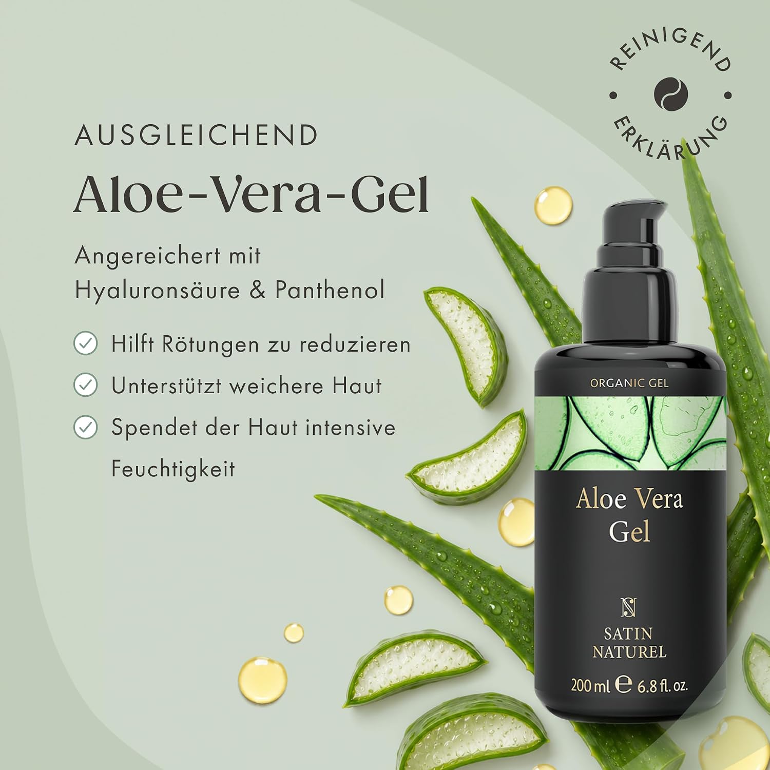 Thumbnail 1 de Satin Naturel Aloe Vera Gel 200 ml