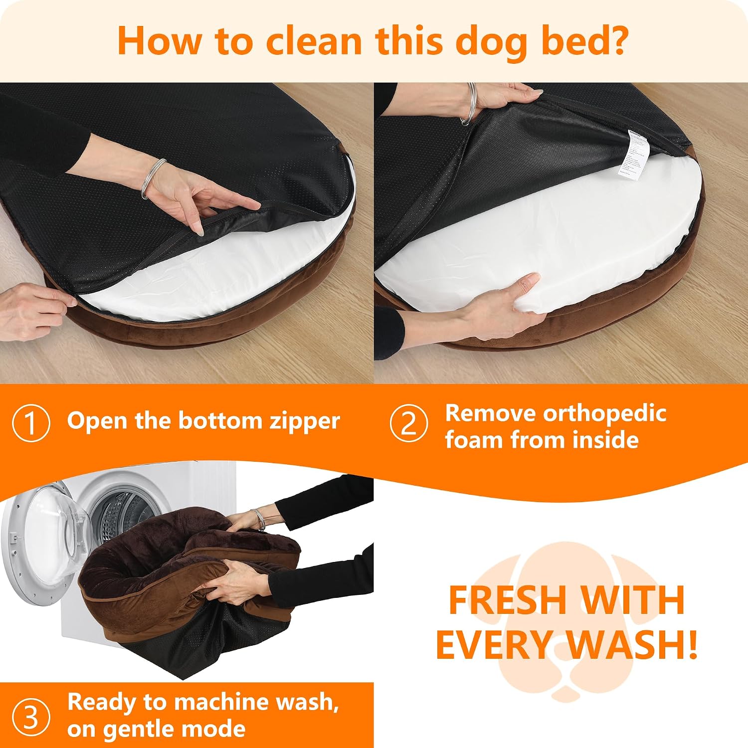 Thumbnail 6 de Dwanton Orthopedic Dog Bed 36-inch