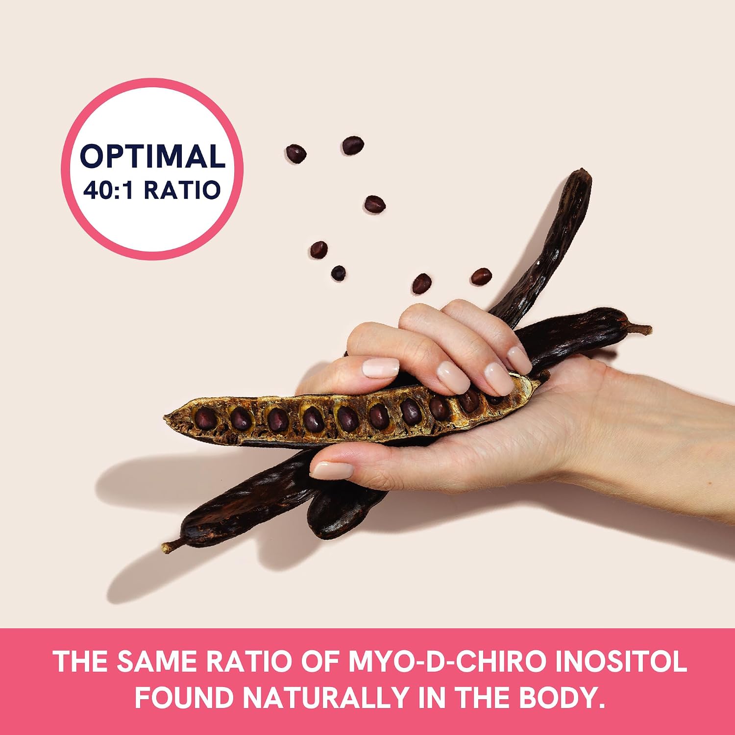 Detalle de SMNutrition INO Myo-Inositol & D-Chiro Capsules, 40:1 Ratio, 120 Count