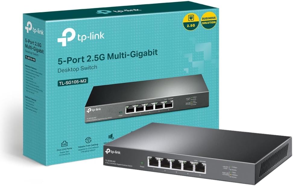TP-Link TL-SG105-M2 5‑Port 2.5G Switch 📶