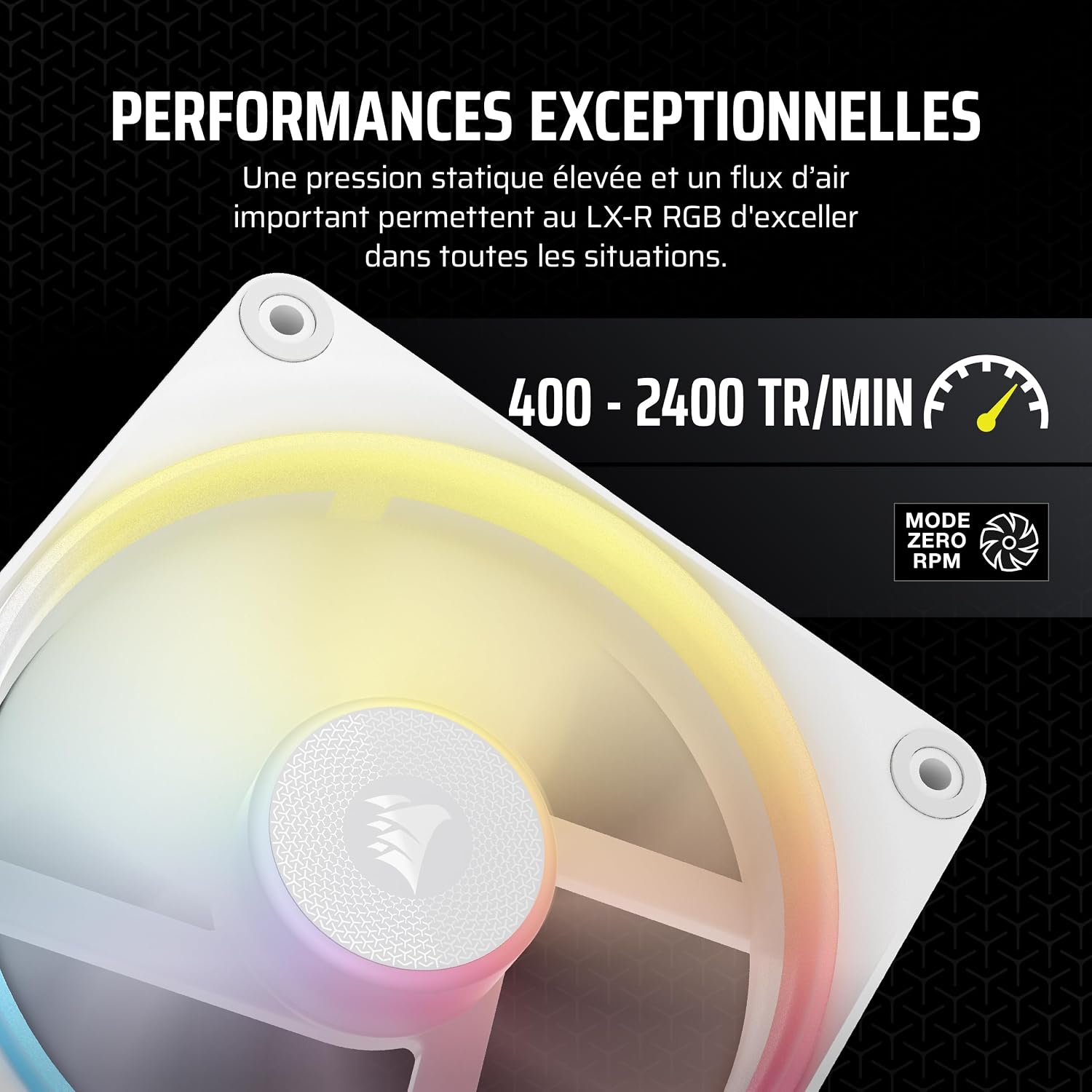 Thumbnail 5 de CORSAIR iCUE Link LX120-R 120mm RGB Ventilateurs