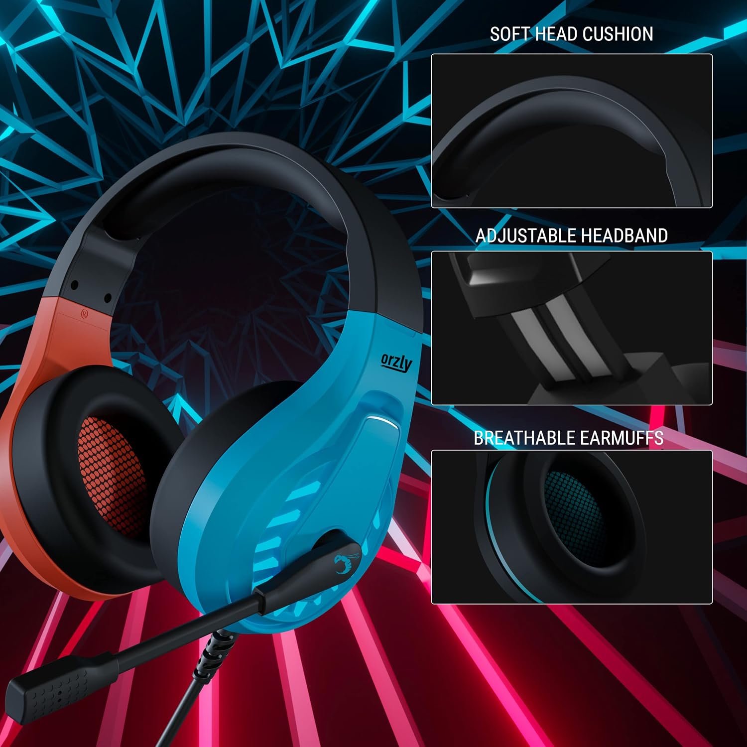 Thumbnail 5 de Orzly Tanmai RXH-30 gaming headset with mic