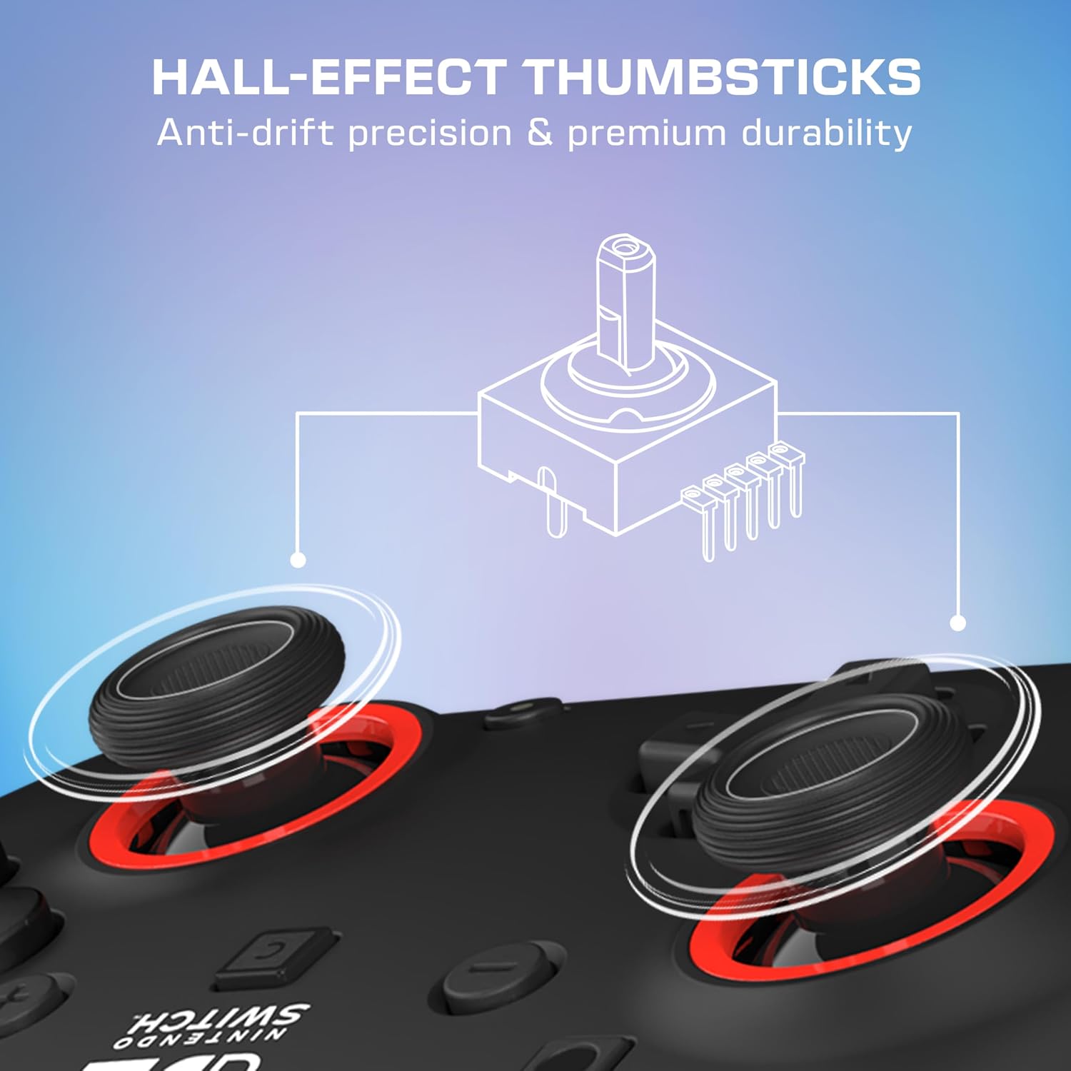 Detalle de Turtle Beach Rematch – kabelgebundener RGB-Gaming-Controller, offiziell lizenziert für Nintendo Switch