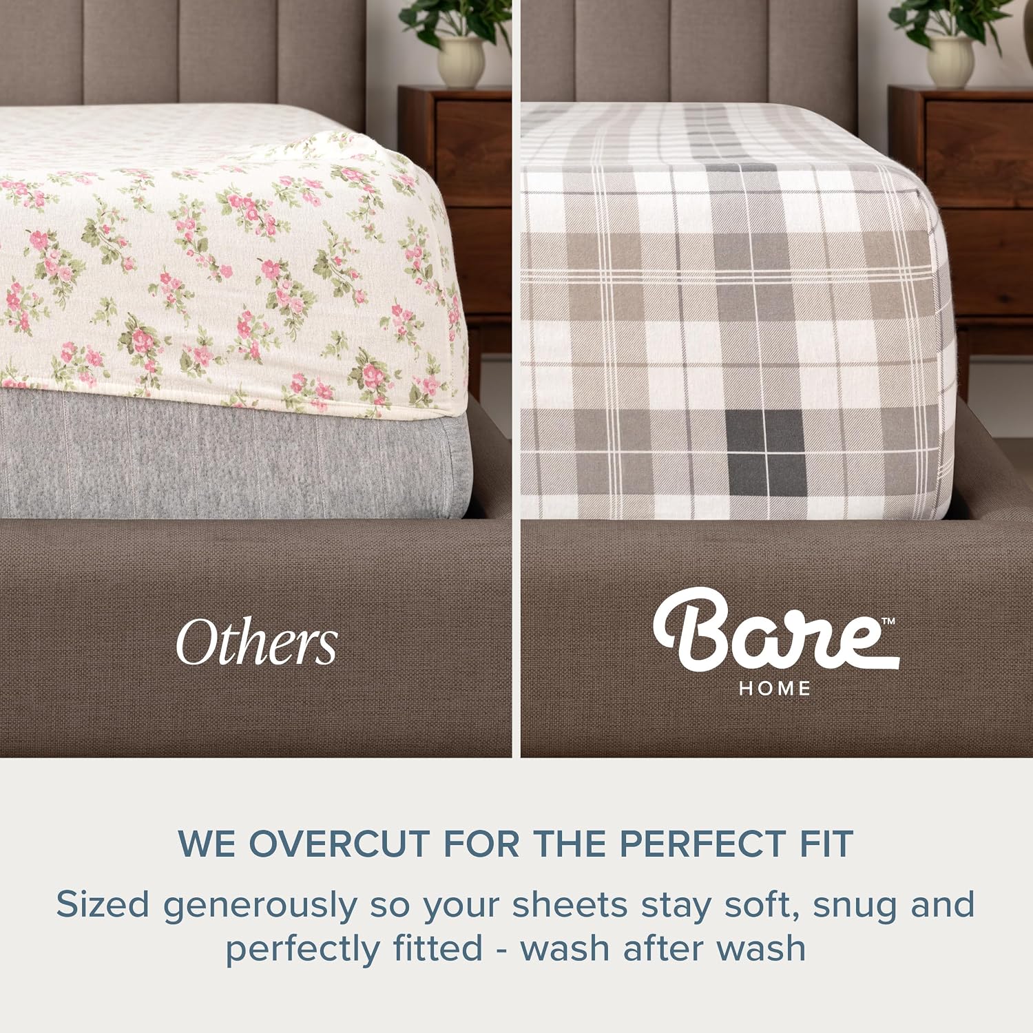 Detalle 1 de Bare Home Flannel Sheet Set Twin XL