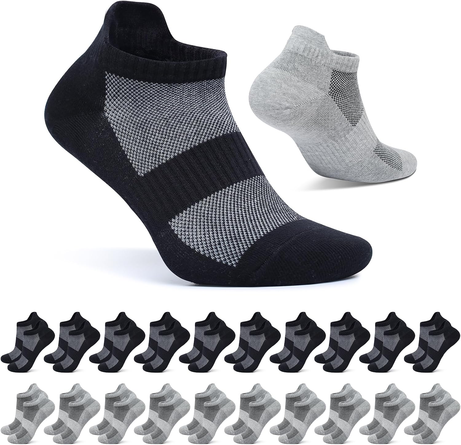 Detalle de FALARY 10 Paar Sneaker Socken 35-50