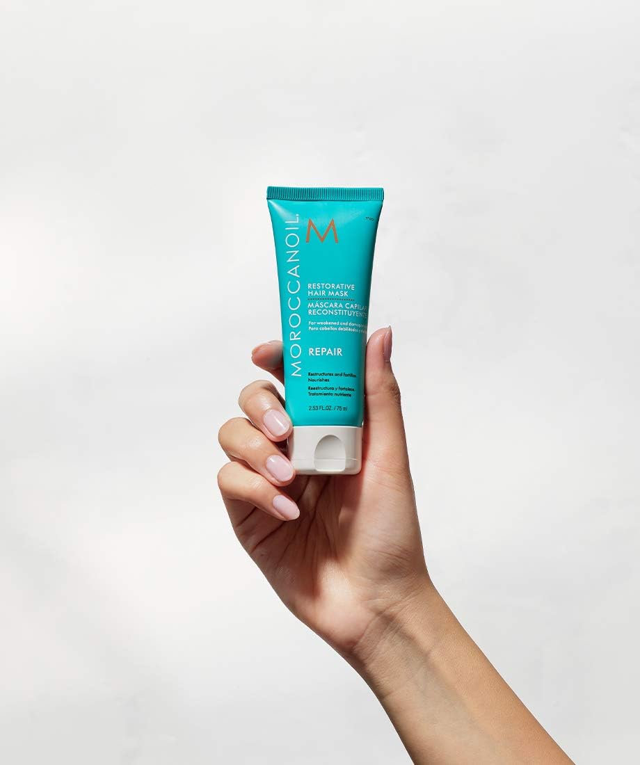 Detalle de Moroccanoil Maschera Ristrutturante: maschera riparatrice con olio di argan e cheratina