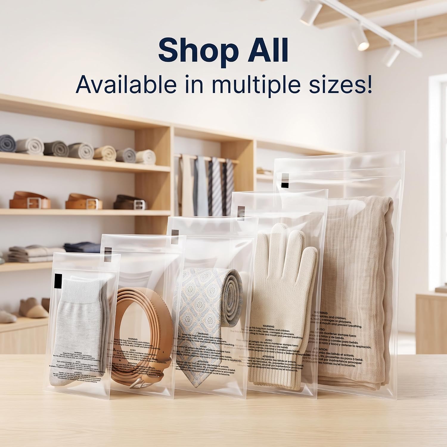Thumbnail 6 de Spartan Industrial FBA_SFW-Bag-0609 6 x 9-Inch Clear Poly Bags, 1,000 Count