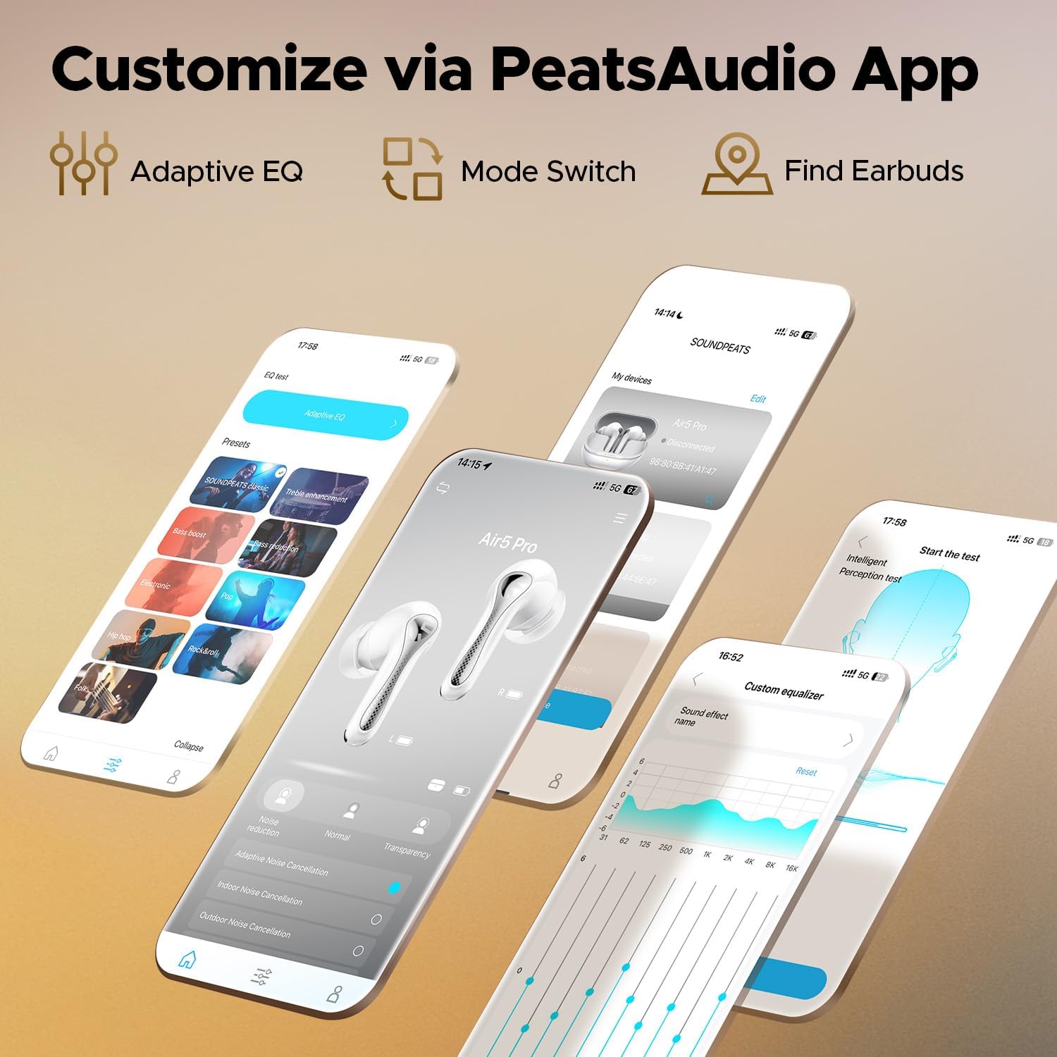 Thumbnail 6 de SoundPEATS Air5 Pro earbuds with Hi-Res