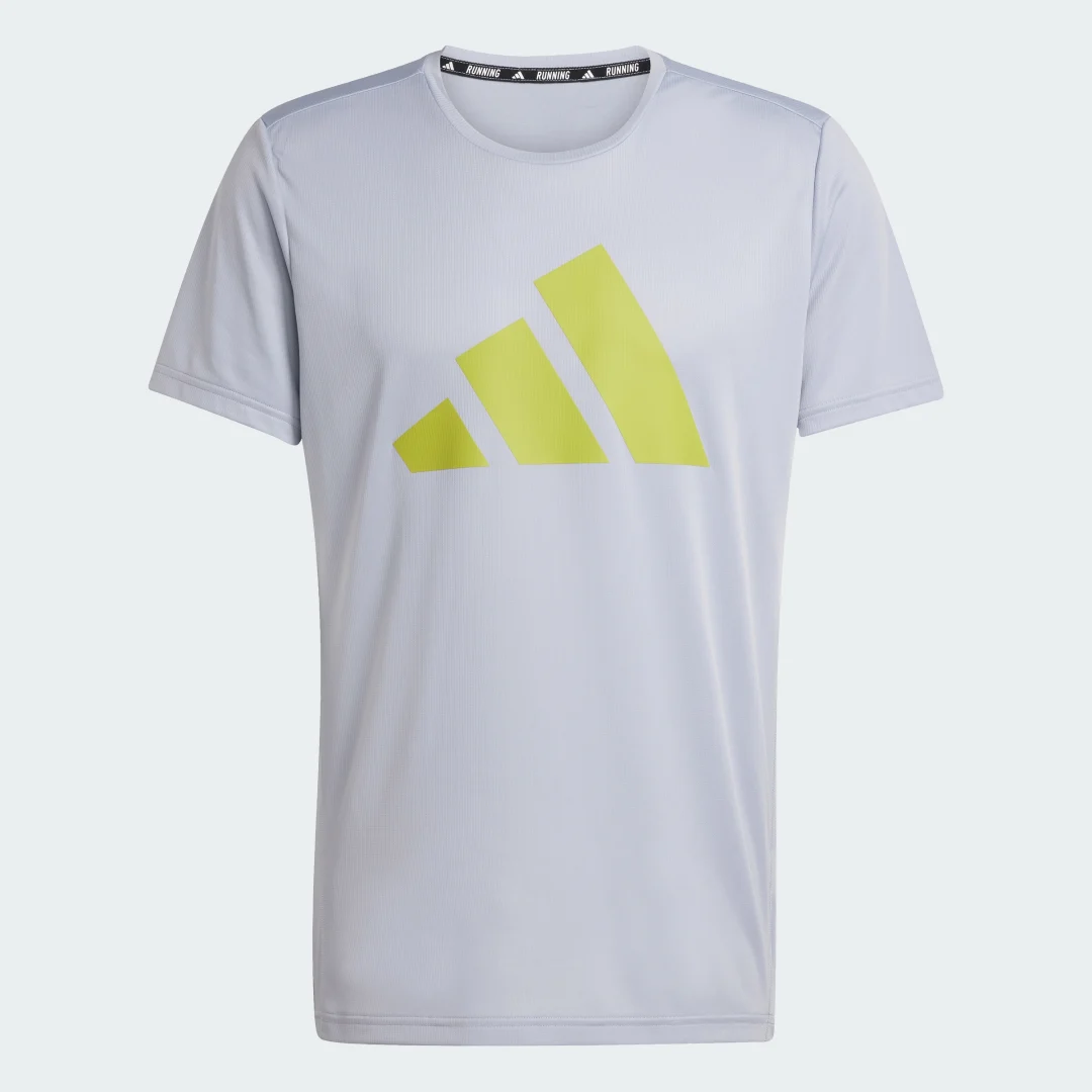 Thumbnail 3 de Camiseta Run It de Adidas – Gris, cómodo rendimiento para tus entrenamientos