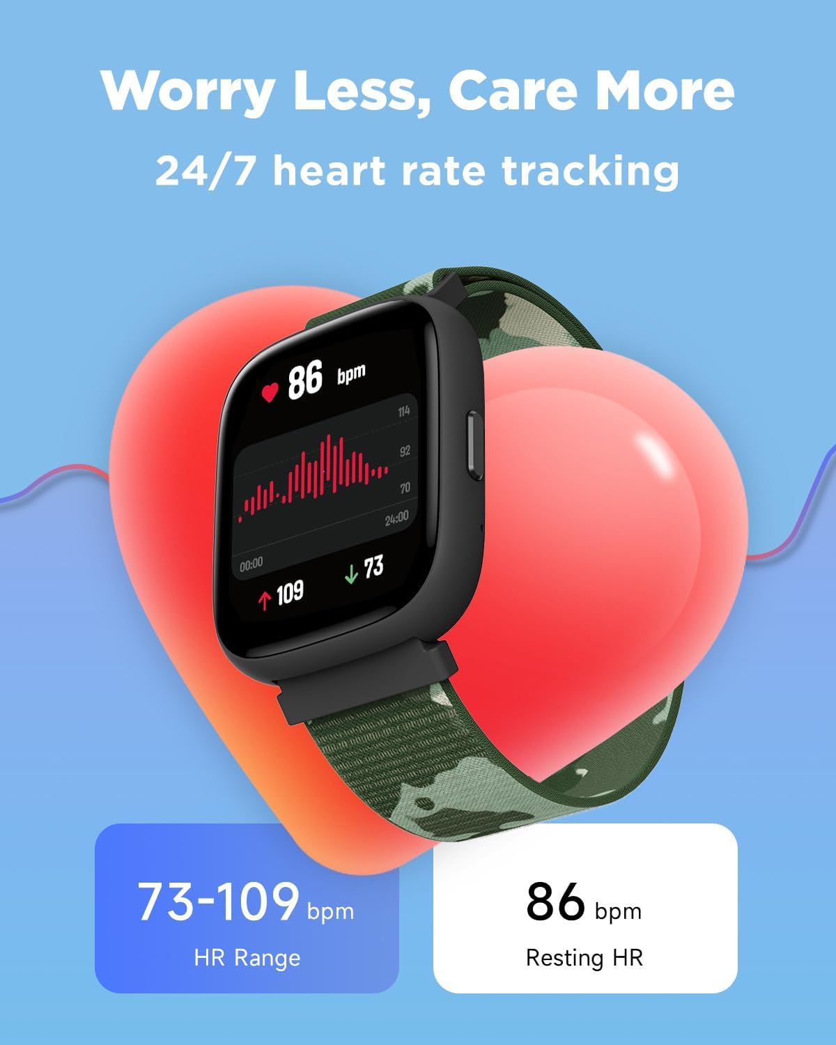 Thumbnail 4 de BIGGERFIVE Kids Smart Watch 1.8" fitness watch