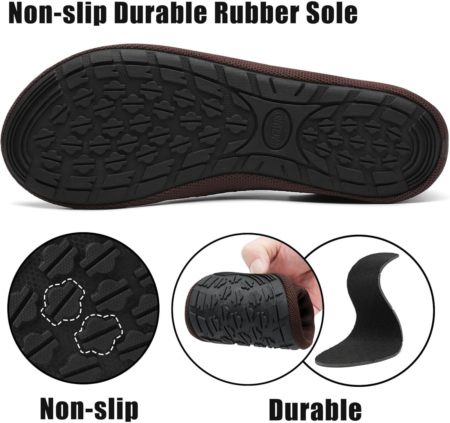 Detalle de SAGUARO Chaussures d'eau Unisexe à Séchage Rapide – Maille respirante GR.36-47
