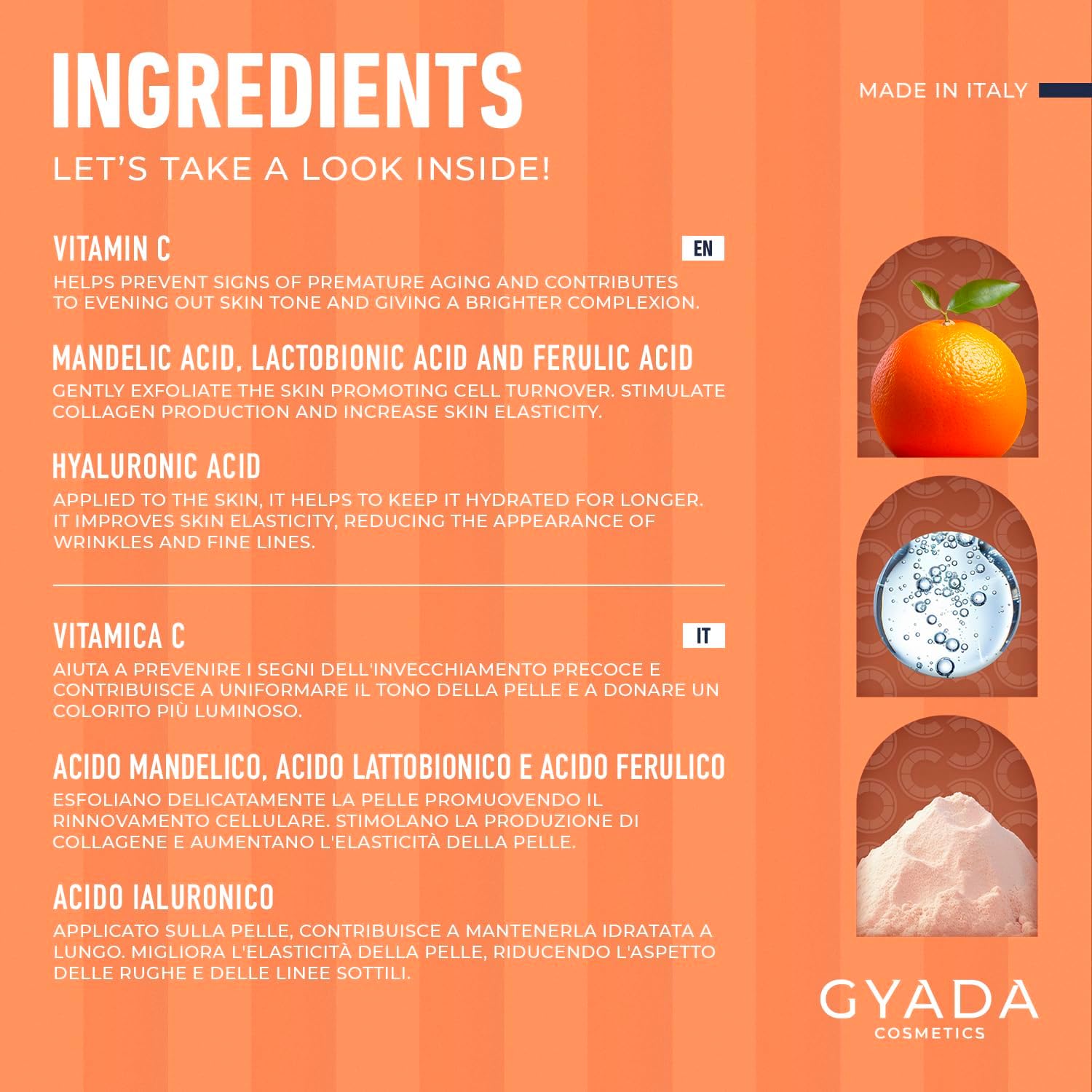 Thumbnail 3 de GYADA COSMETICS Radiance Face Serum: siero viso illuminante e idratante con Vitamina C
