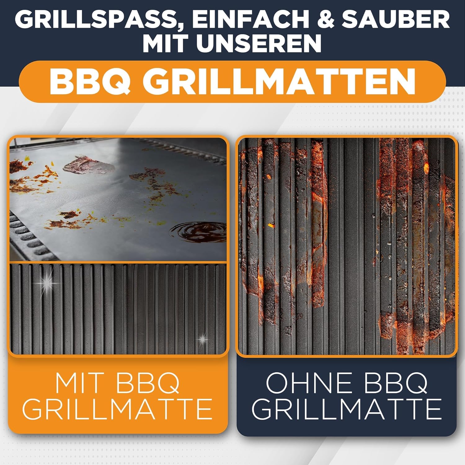 Thumbnail 4 de Extra große Grillmatte 50 x 40 cm im 5er Pack