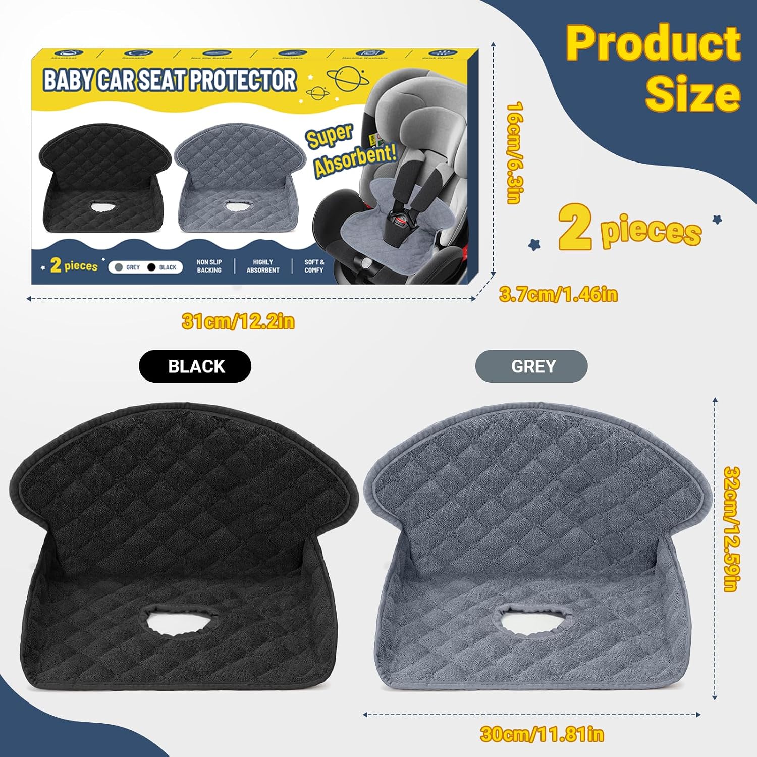Thumbnail 3 de MEMOEVER Potty Training Car Seat Protector