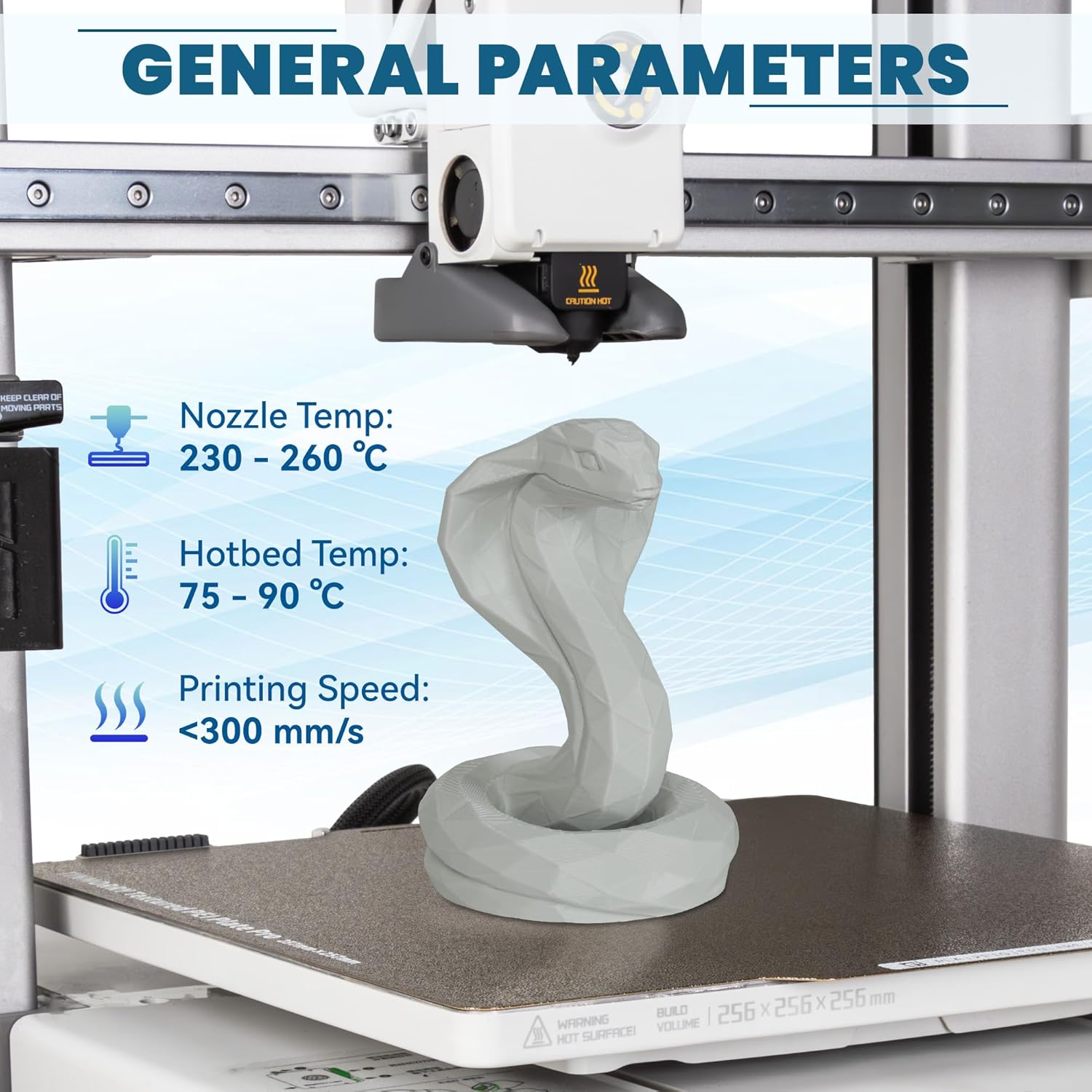 Thumbnail 2 de TINMORRY Rapid PETG-Eco PETG Filament 1,75 mm, Apricot (1 kg) – für viele FDM-Drucker kompatibel