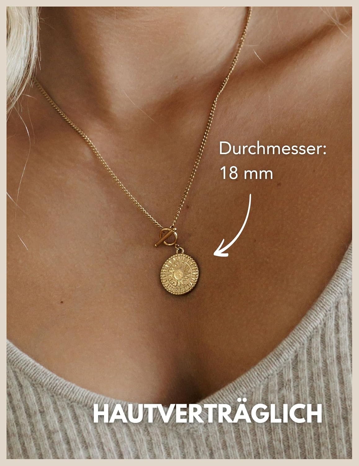 Detalle 2 de GD GOOD.designs Kette Sonne 45–50 cm
