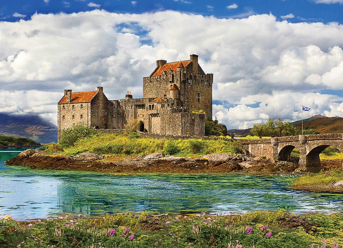 Detalle 2 de Eurographics 1000-Teile Puzzle „Eilean Donan Burg, Schottland“