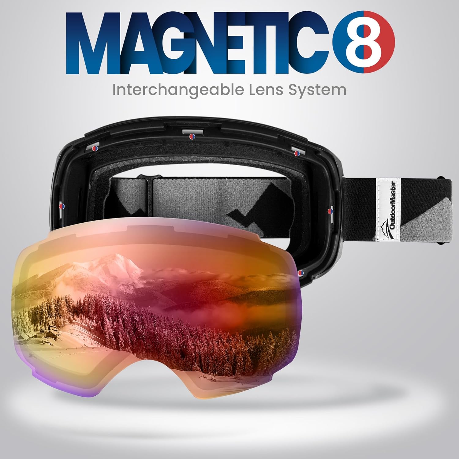 Thumbnail 1 de OutdoorMaster Ski Goggles PRO Replacement Lens 20+