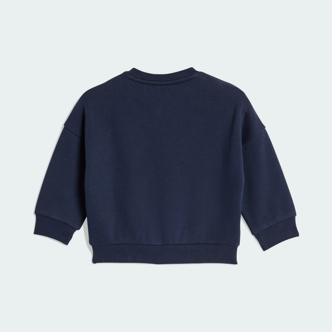 Detalle de Adidas CHÁNDAL LOOSE CREW en color Azul