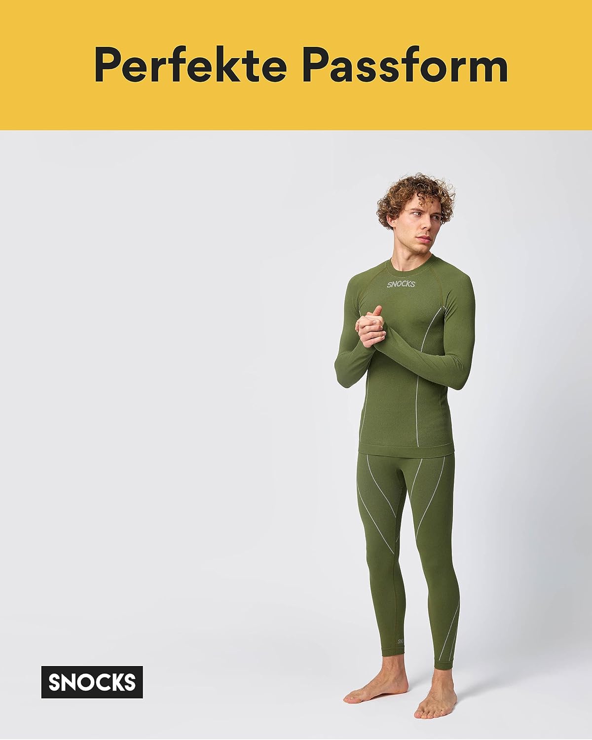 Thumbnail 1 de Snocks maglia e calzamaglia termica uomo (tuta termica) per sport e giornate fredde, taglia M-XXL