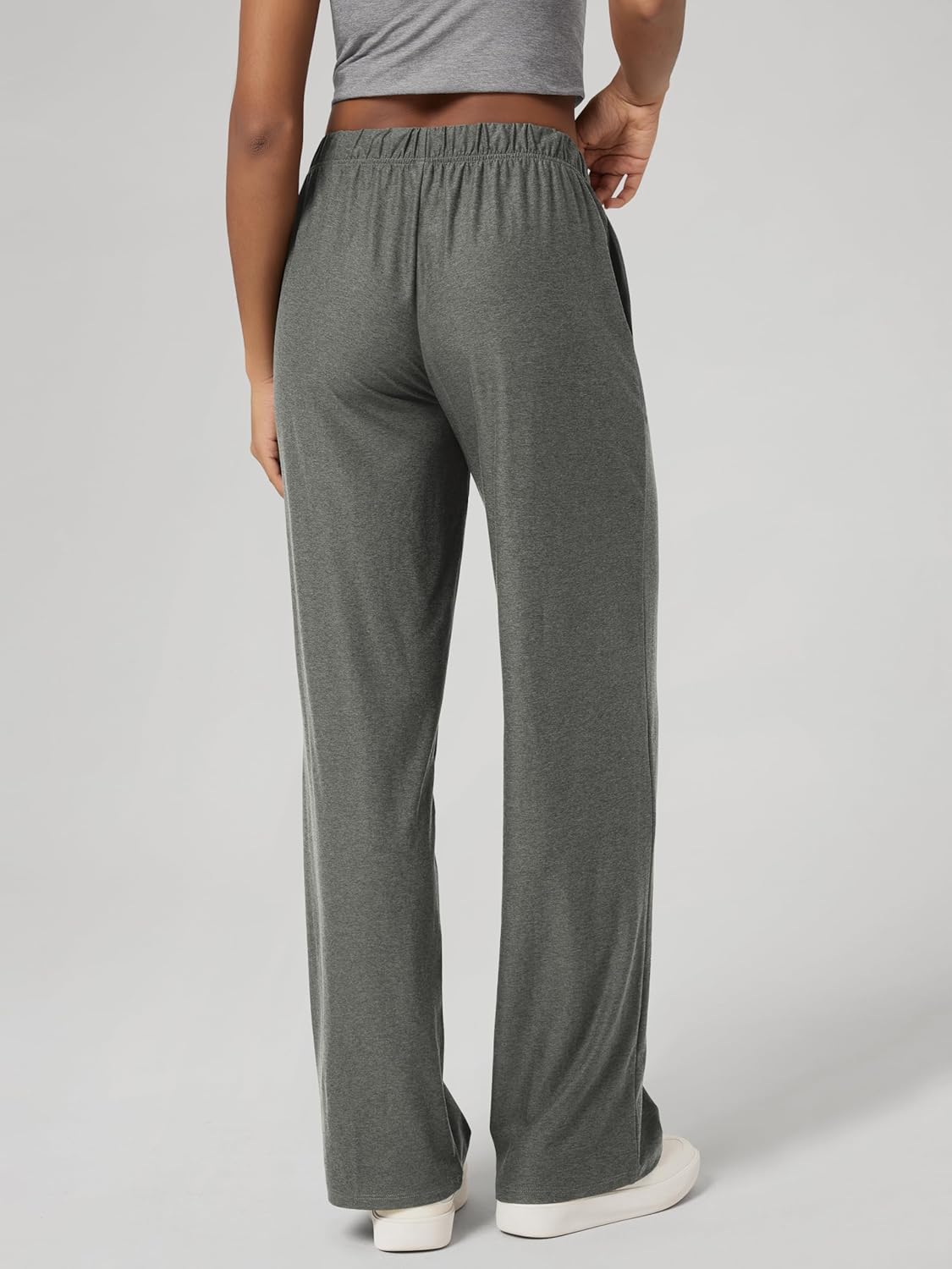 Thumbnail 3 de ODODOS Women’s Straight Leg Pants Ultra Soft Stratum Tech Relaxed Pajama Lounge Pants (with Pockets)