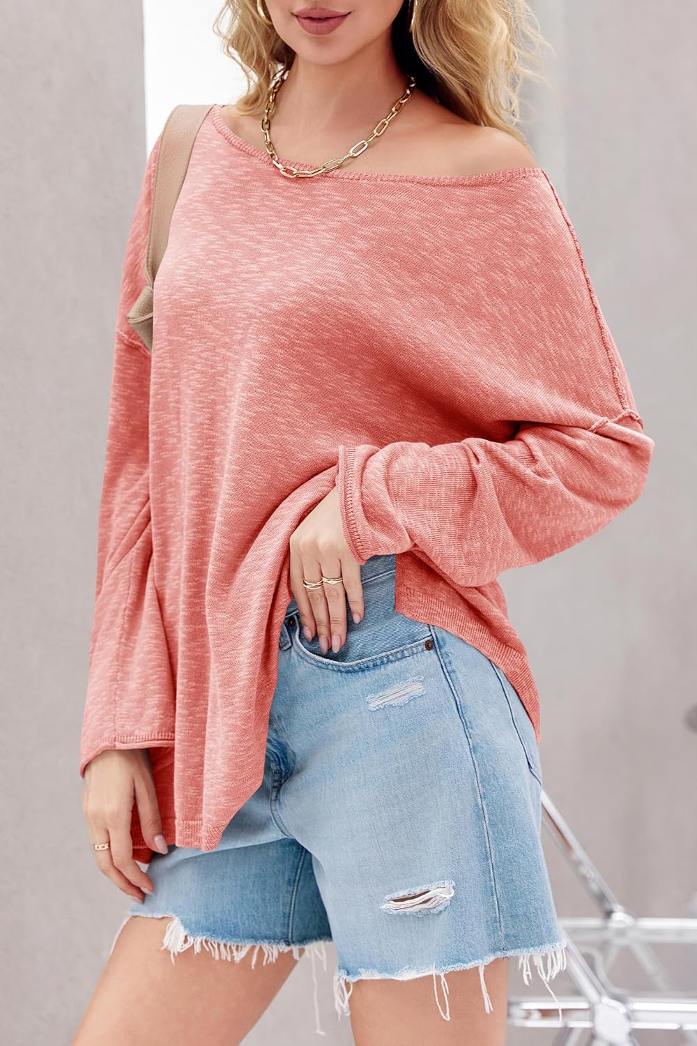 Detalle de Tankaneo Oversized Sweater Cotton