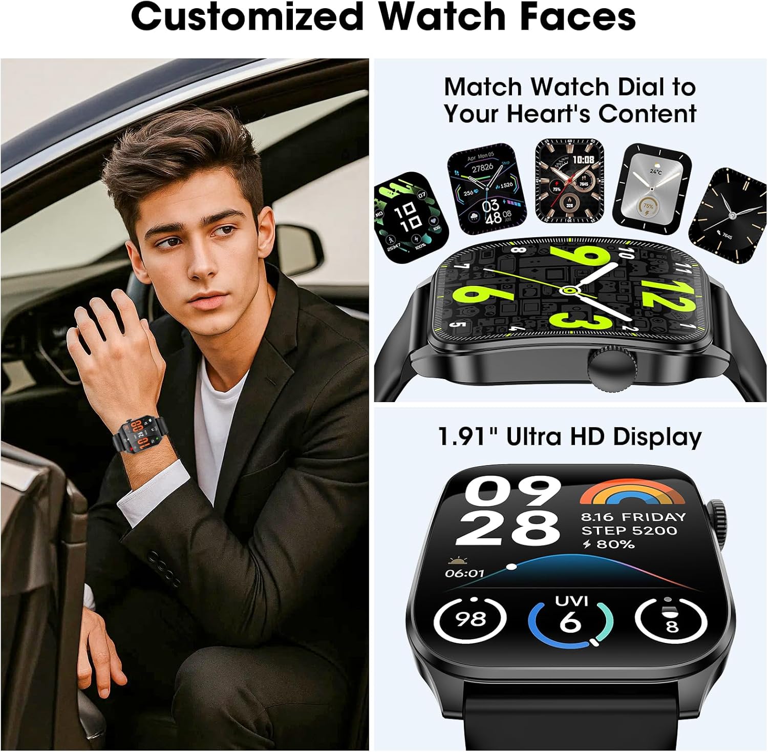 Thumbnail 5 de Haulvean Smart Watch for All-Round Fitness and Calls