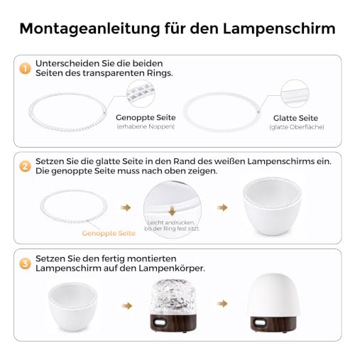 Thumbnail 7 de UPXNBOR Sternenhimmel Projektor Nachtlicht mit Bluetooth-Lautsprecher – 16 Farben, Ocean-Wave-Modus, IP54