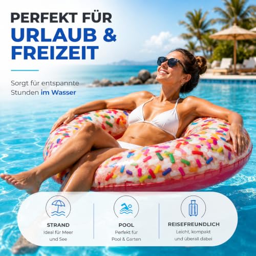 Thumbnail 6 de Aufblasbarer Schwimmring Streusel Ø 120 cm von TK Gruppe Timo Klingler – Donut-Streusel Design