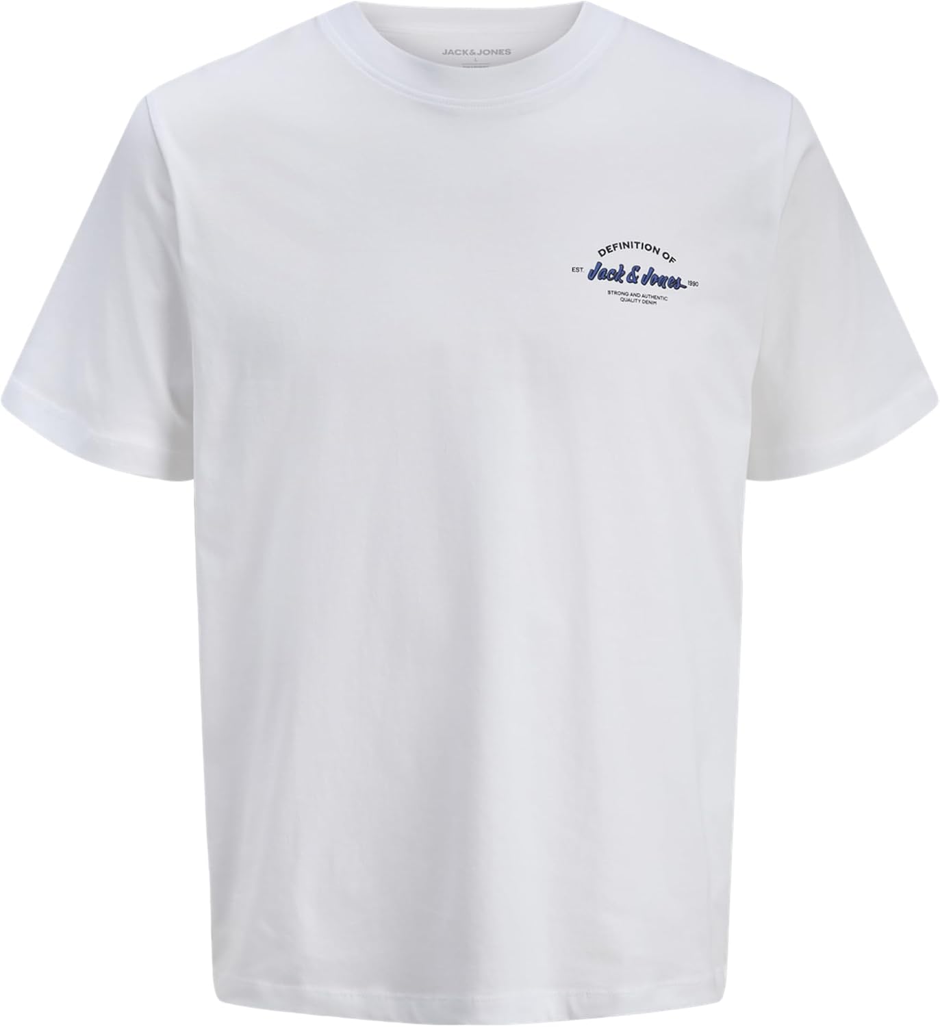 Detalle de JACK & JONES Tee JJBrandon T-Shirt SS Crew Neck Junior – maglietta maniche corte con stampa