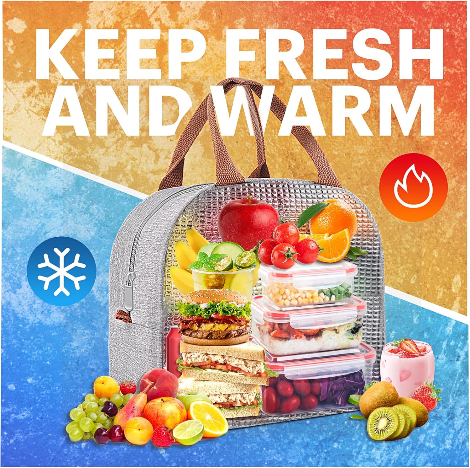 Thumbnail 5 de Insulated Lunch Bag Small, Leakproof Cooler