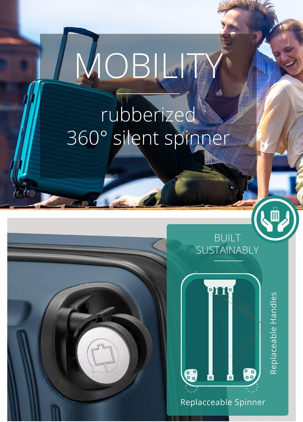 Detalle de Hauptstadtkoffer Mitte Bagage – Ensemble de Bagage Bleu foncé 77 cm (L)