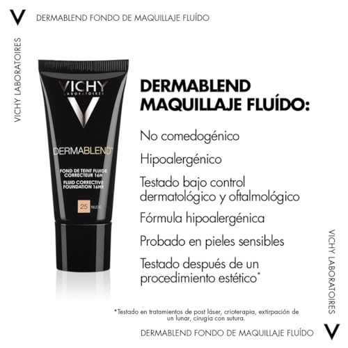 Thumbnail 6 de VICHY DERMABLEND Make-Up 25 Nude, 30 ml – Foundation mit hoher Deckkraft