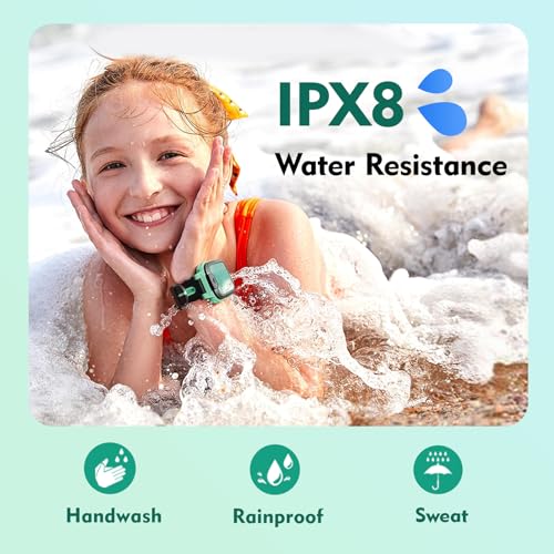 Detalle de imoo Z1 Kids Smart Watch for Boys with GPS Tracker & Video Call, IPX8 Blue