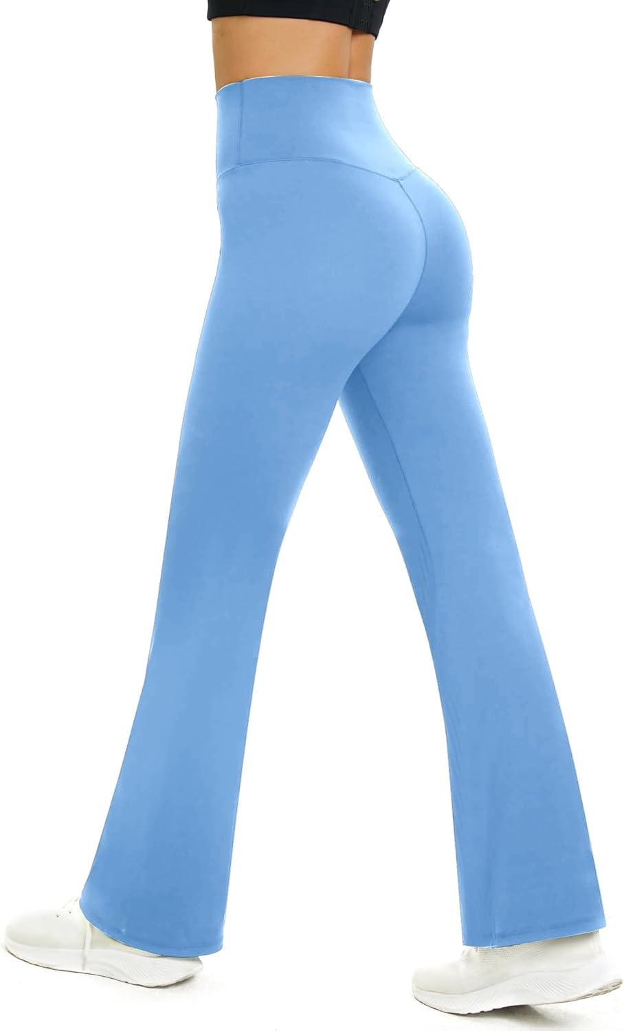 Thumbnail 6 de Glacspyg Yogahose Damen Flared Sporthose mit hoher Taille & Bauchkontrolle – Trainings- und Fitness-Schlaghose