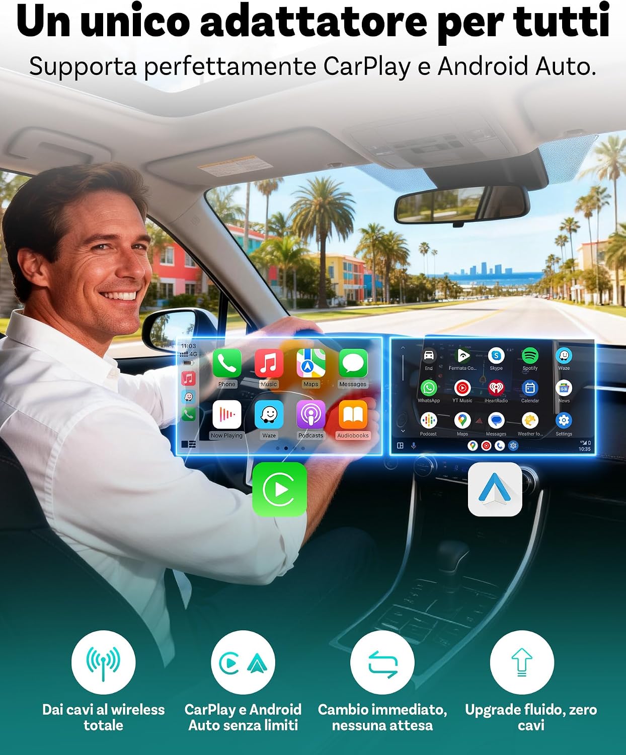 Thumbnail 1 de Ottocast Mini Pico CarPlay wireless