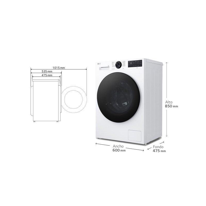 Thumbnail 3 de LG Lavadora 9 kg F2X50S9TLB AI Direct Drive