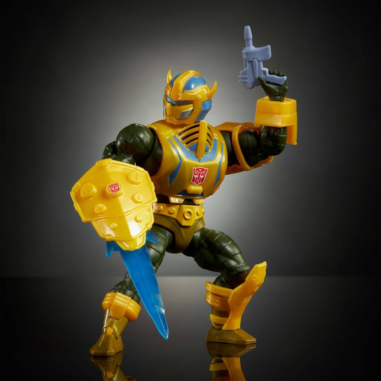 Thumbnail 4 de Masters of Universe Origins x Transformers - Bumblebee Armor Man-At-Arms: figura d'azione 13,97 cm con armatura modulare