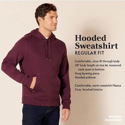 Thumbnail 1 de Amazon Essentials Pullover Hoodie, Pink, XL, Brushed Fleece