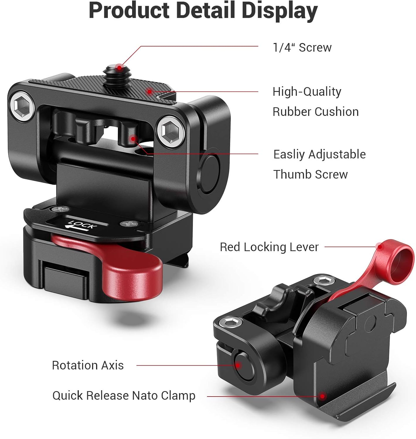 Thumbnail 4 de SMALLRIG 2100B support moniteur 160°