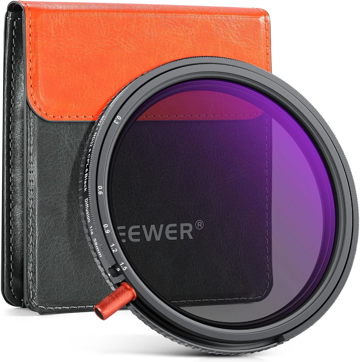 Detalle de NEEWER 58mm Variable ND Filter 1–5 Stops