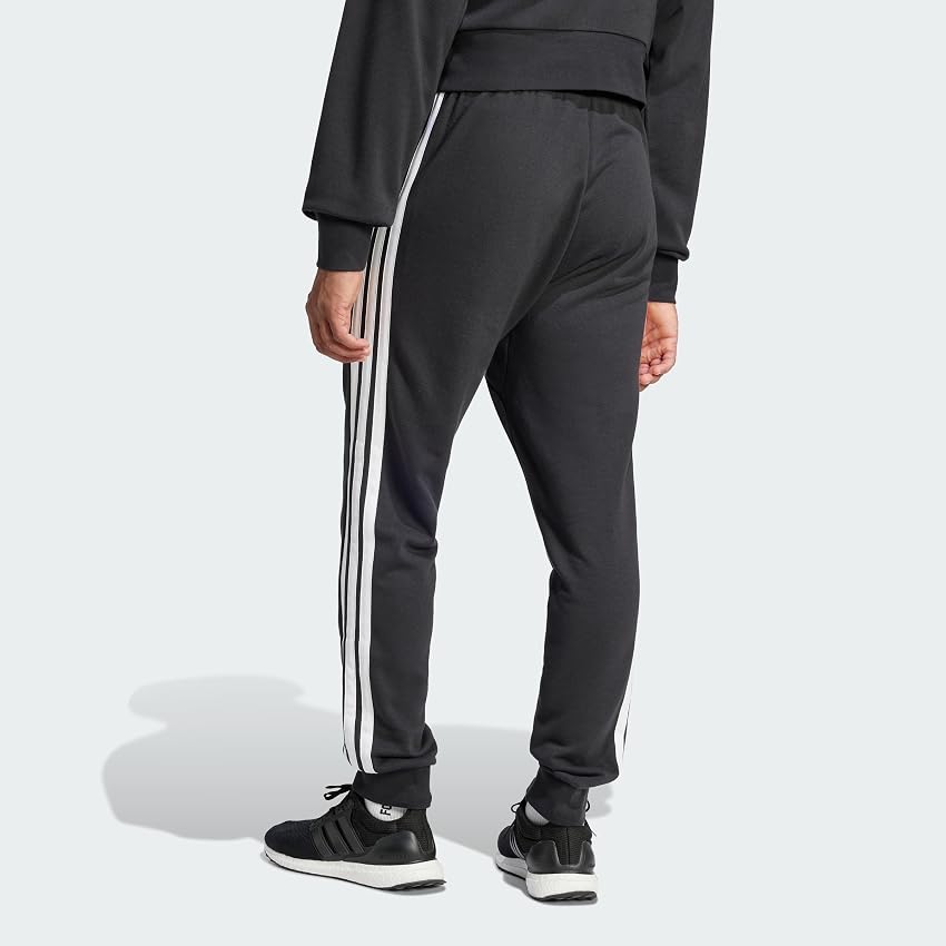 Detalle 1 de adidas Uomo Essential Three Stripes Pantalón L negro/blanco