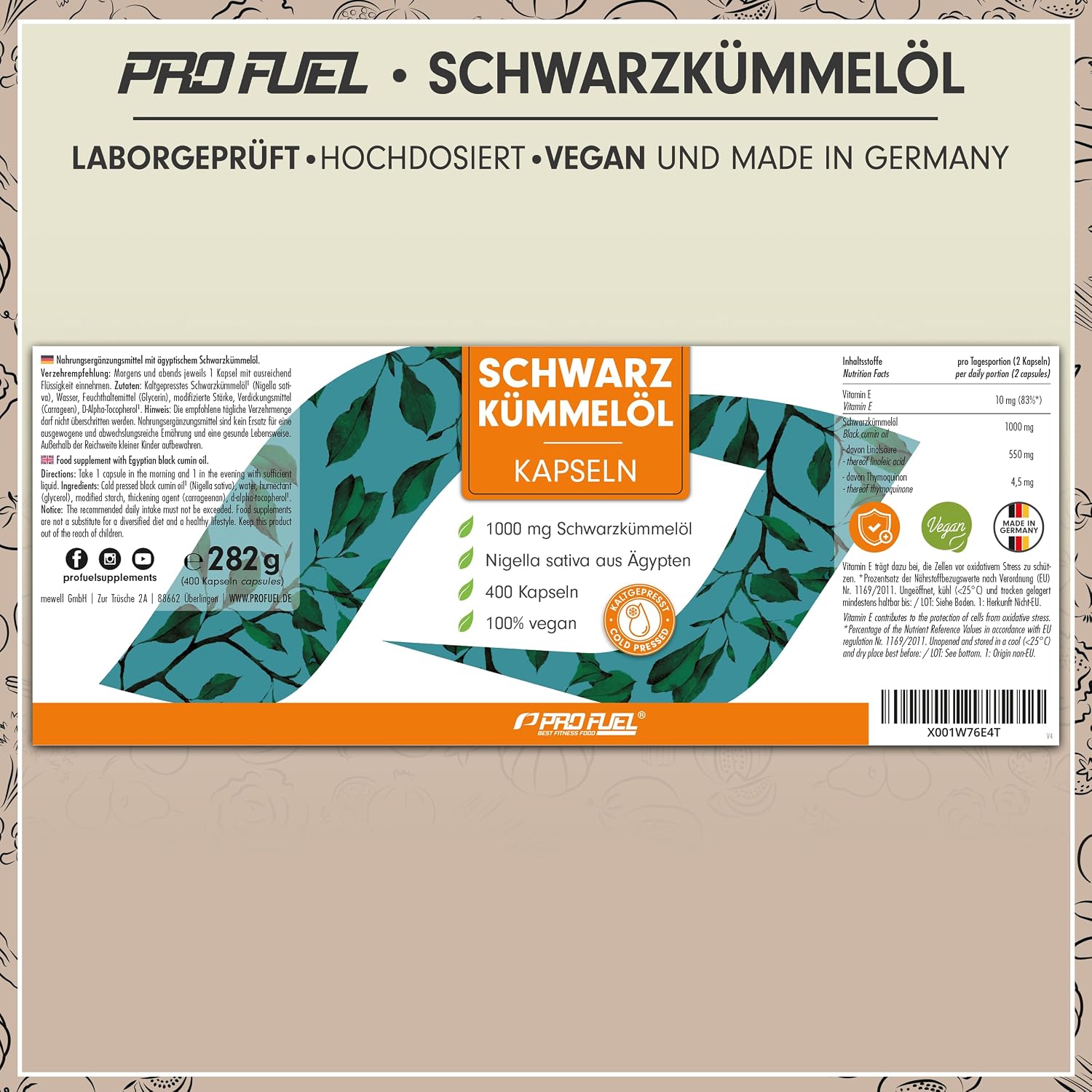 Thumbnail 5 de Schwarzkümmelöl Kapseln 400x 1000 mg